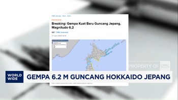 Gempa 6,2 M Guncang Hokkaido Jepang