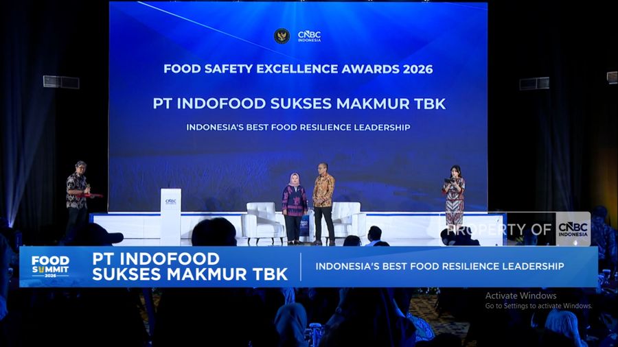 Indofood Sukses Makmur Raih Indonesia's Best Food Resilience Leadership