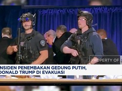 Insiden Penembakan Gedung Putih, Donald Trump Dievakuasi