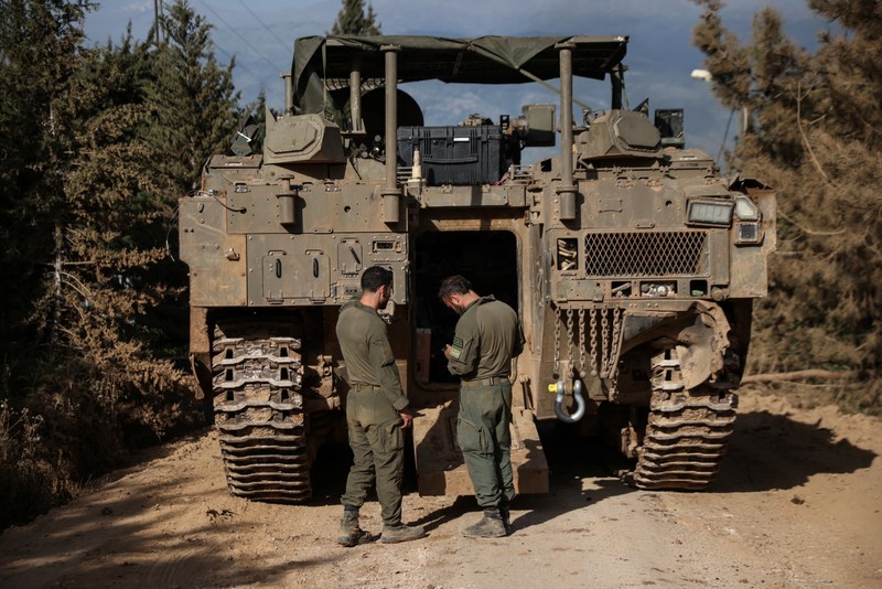 Smoke rises in Lebanon following an Israeli strike, as seen from the Israeli side of the Israel-Lebanon border, in northern Israel, April 26, 2026. REUTERS/Shir Torem