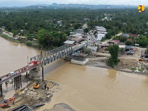 KemenPU Targetkan Jembatan Krueng Tingkeum di Aceh Beroperasi Juli 2026