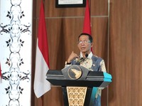 Kepala Badan Pengusahaan (BP) Batam sekaligus Wali Kota Batam, Amsakar Achmad, dalam agenda penandatanganan Perjanjian Jual Beli Tenaga Listrik (PJBTL) PT Digitalland Service One (DayOne) sebesar 511 megavolt ampere (MVA) di Auditorium Balairung Sari