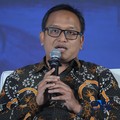 Kepala Biro Perencanaan KKP, Andy Artha Donny Oktopura sebagai dalam acara CNBC Indonesia Food Summit 2026, di Menara Bank Mega, Jakarta, Senin, 27/4. (CNBC Indonesia/Tri Susilo)