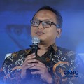 Kepala Biro Perencanaan KKP, Andy Artha Donny Oktopura sebagai dalam acara CNBC Indonesia Food Summit 2026, di Menara Bank Mega, Jakarta, Senin, 27/4. (CNBC Indonesia/Tri Susilo)