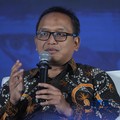Kepala Biro Perencanaan KKP, Andy Artha Donny Oktopura sebagai dalam acara CNBC Indonesia Food Summit 2026, di Menara Bank Mega, Jakarta, Senin, 27/4. (CNBC Indonesia/Tri Susilo)