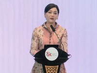 Ketua Dewan Komisioner OJK, Friderica Widyasari Dewi dalam acara Peresmian Program Investasi Terencana dan Berkala (PINTAR) Reksa Dana. (YouTube/OJK)
