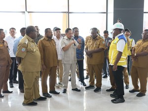 Mendagri Tinjau Pembangunan Kawasan Pusat Pemerintahan Papua Barat Daya