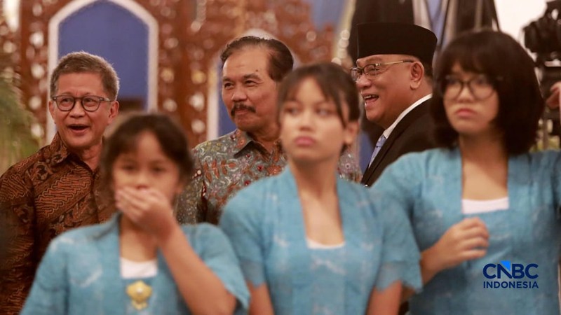 Pelantikan Pejabat Negara/Pemerintah oleh Presiden RI Prabowo Subianto. (CNBC Indonesia/Muhammad Sabki)