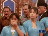 Pelantikan Pejabat Negara/Pemerintah oleh Presiden RI Prabowo Subianto. (CNBC Indonesia/Muhammad Sabki)