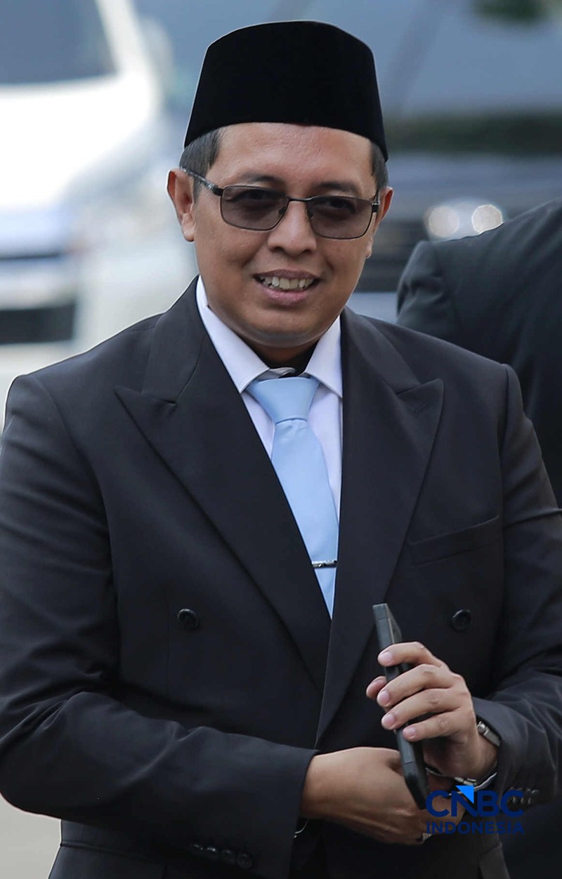 Kepala Kantor Staf Kepresidenan (KSP), Dudung Abdurachman. (CNBC Indonesia/Muhammad Sabki)