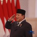 Presiden Prabowo Subianto saat pelantikan Pejabat Negara/Pemerintah di Istana Negara, Jakarta, Senin (27/4/2026). (CNBC Indonesia/Muhammad Sabki)