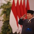 Presiden Prabowo Subianto saat pelantikan Pejabat Negara/Pemerintah di Istana Negara, Jakarta, Senin (27/4/2026). (CNBC Indonesia/Muhammad Sabki)