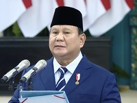 Presiden Prabowo Subianto saat pelantikan Pejabat Negara/Pemerintah di Istana Negara, Jakarta, Senin (27/4/2026). (Dok. Sekretariat Presiden)