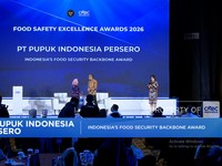 Pupuk Indonesia Raih Indonesia's Food Security Backbone Award