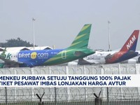 Purbaya Tanggung 100% Tiket Pesawat Imbas Lonjakan Harga Avtur