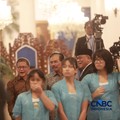 Rocky Gerung saat menghadiri pelantikan Pejabat Negara/Pemerintah oleh Presiden RI, Istana Negara, Jakarta, Senin (27/4/2026). (CNBC Indonesia/Muhammad Sabki)