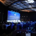 Suasana acara CNBC Indonesia Food Summit 2026, di Menara Bank Mega, Jakarta, Senin, 27/4. (CNBC Indonesia/Tri Susilo)