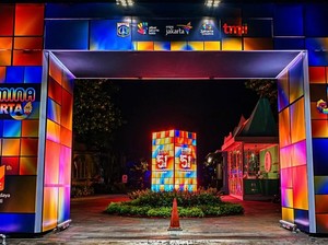Sukses Digelar, Ada Video Mapping hingga Pentas Seni di HUT Ke-51 TMII