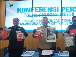 Pengedar Asal Jakarta Dibekuk Bawa 114 Gram Sabu di Purbalingga