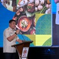 Wakil Menteri Pertanian (Wamentan) sekaligus Ketua Umum Himpunan Kerukunan Tani Indonesia (HKTI), Sudaryono dalam acara Launching Inno Food di Auditorium Kementan, Jakarta, Senin (27/4/2026). (CNBC Indonesia/Martyasari Rizki)