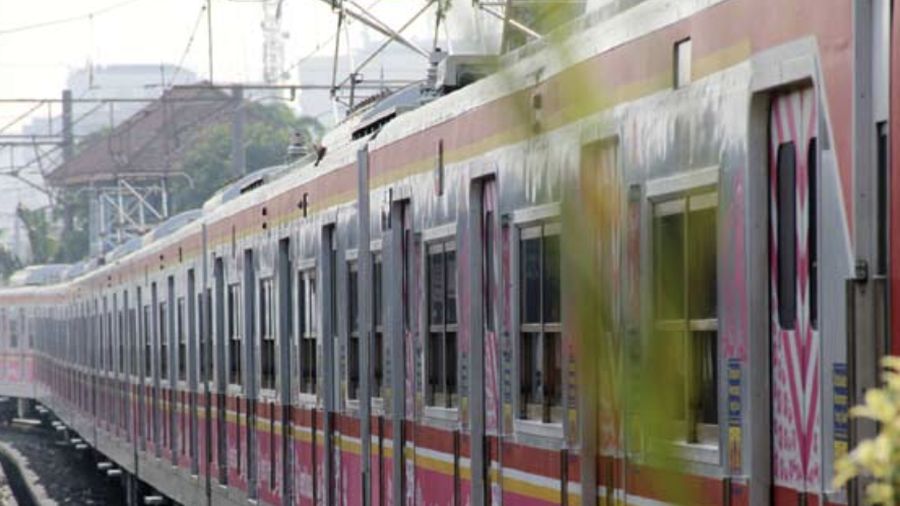 Gerbong pink khusus wanita. (Dok. Detikcom)