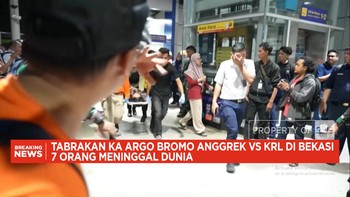 Keterangan Menhub Soal Tabrakan KA Agro Bromo Anggrek Vs KRL