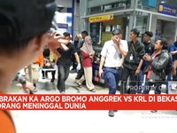 Keterangan Menhub Soal Tabrakan KA Agro Bromo Anggrek Vs KRL