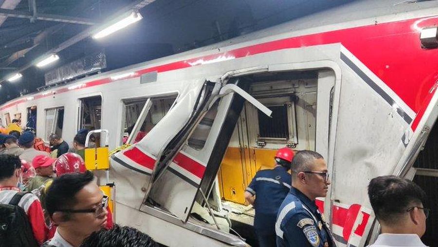 KNKT turut berduka cita atas kejadian tabrakan antara KA Bromo Anggrek dan KRL TM 6024 di Stasiun Bekasi Timur pada 27 April 2026. (KNKT)