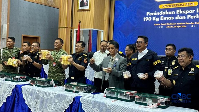 Negara Hampir Rugi Rp41 M Akibat Penyelundup Ekspor Emas Perhiasan