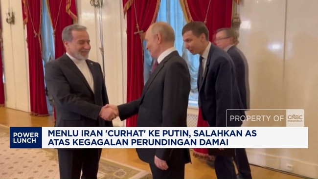 Video: Menlu Iran ke Putin: Salahkan AS Atas Kegagalan Perundingan