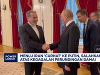 Menlu Iran 'Curhat' ke Putin, Salahkan AS Atas Kegagalan Perundingan Damai
