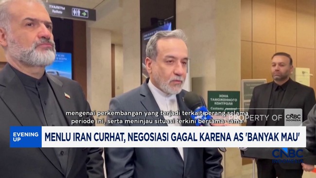 Video: Menlu Iran Curhat, Negosiasi Gagal Karena AS 'Banyak Mau'