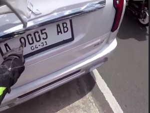 Pajero Sport Keciduk Pakai Pelat Nomor Palsu, Harusnya Buat Truk