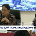 Purbaya Tanggung 100% Pajak Tiket Pesawat