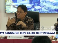 Purbaya Tanggung 100% Pajak Tiket Pesawat