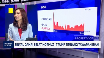 Sinyal Damai Selat Hormuz hingga IHSG & Rupiah Anjlok ke Zona Merah