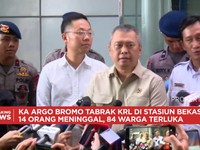 Update Evakuasi Tabrakan Kereta di Bekasi Dari Menhub & Dirut KAI