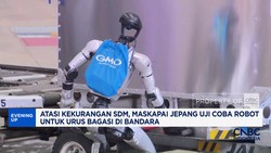 Atasi Kekurangan SDM, Maskapai Jepang Mulai Uji Coba Pakai Robot Urusi Bagasi di Bandara Tokyo