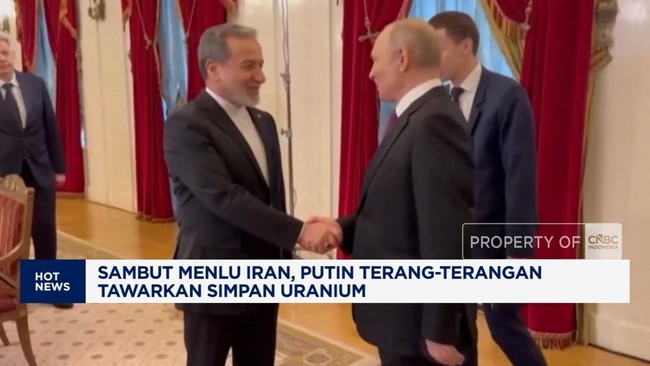 Video: Putin Tawarkan ke Iran Simpan Uranium - Bangkai KRL Ditutup