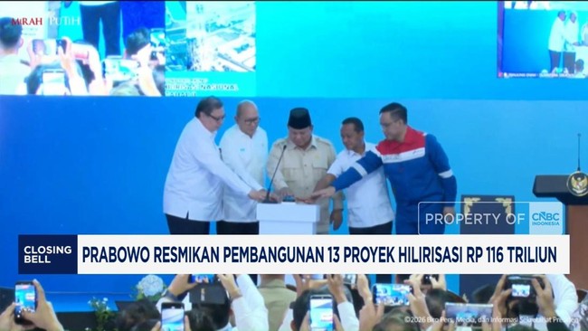 Video: Prabowo Resmikan Pembangunan 13 Proyek Hilirisasi Rp116 Triliun