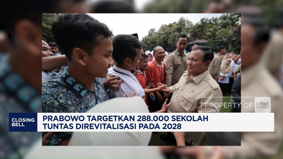 Video: Prabowo: 288.000 Sekolah Tuntas Direvitalisasi Pada 2028