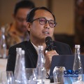 Direktur industri permesinan dan alat mesin pertanian/IMPM Kemenperin Solehan dalam acara EV Transition in Mining Industry Outlook 2026 di Jakarta, Rabu (29/4/2026). (CNBC Indonesia/Tri Susilo)