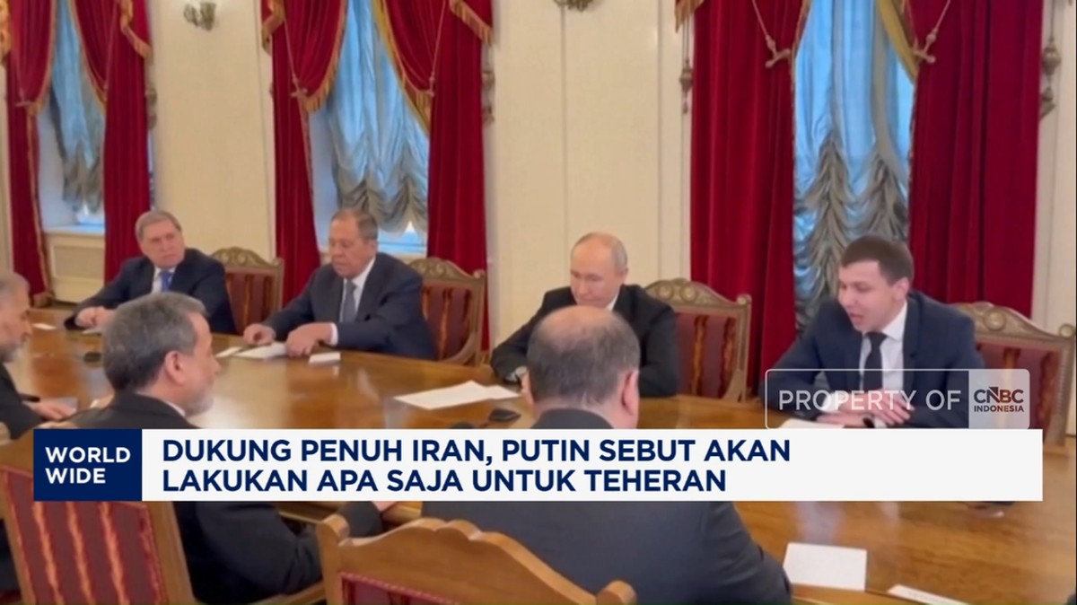 Video: Dukung Iran, Putin Sebut Akan Lakukan Apa Saja untuk Teheran