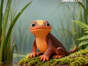 Video: Amfibi Purba Ini Punya Lidah Kayak Bunglon