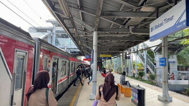 Stasiun Bekasi Timur Dibuka, KRL Bekasi-Cikarang Beroperasi Normal
