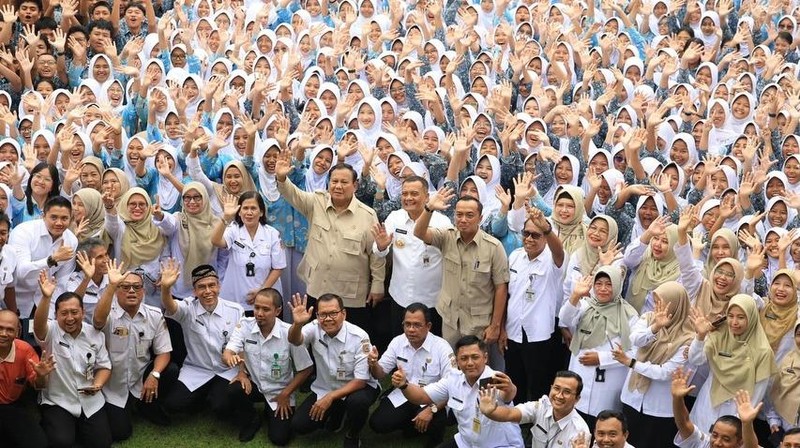 Presiden Prabowo Subianto mengunjungi SMA Negeri 1 Cilacap, Rabu (29/4/2026). (Dok. Tim Media Presiden)