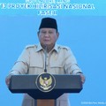 Presiden Prabowo Subianto menyampaikan sambutan dalam Groundbreaking 13 Proyek Hilirisasi Nasional Tahap II, Cilacap, Rabu (29/4/2026). (Tangkapan Layar Youtube/Sekretariat Presiden)