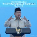 Presiden Prabowo Subianto menyampaikan sambutan dalam Groundbreaking 13 Proyek Hilirisasi Nasional Tahap II, Cilacap, Rabu (29/4/2026). (Tangkapan Layar Youtube/Sekretariat Presiden)