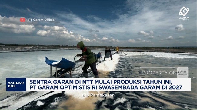 Video: Sentra Garam NTT Mulai Produksi Tahun Ini, Target 100 Ribu Ton