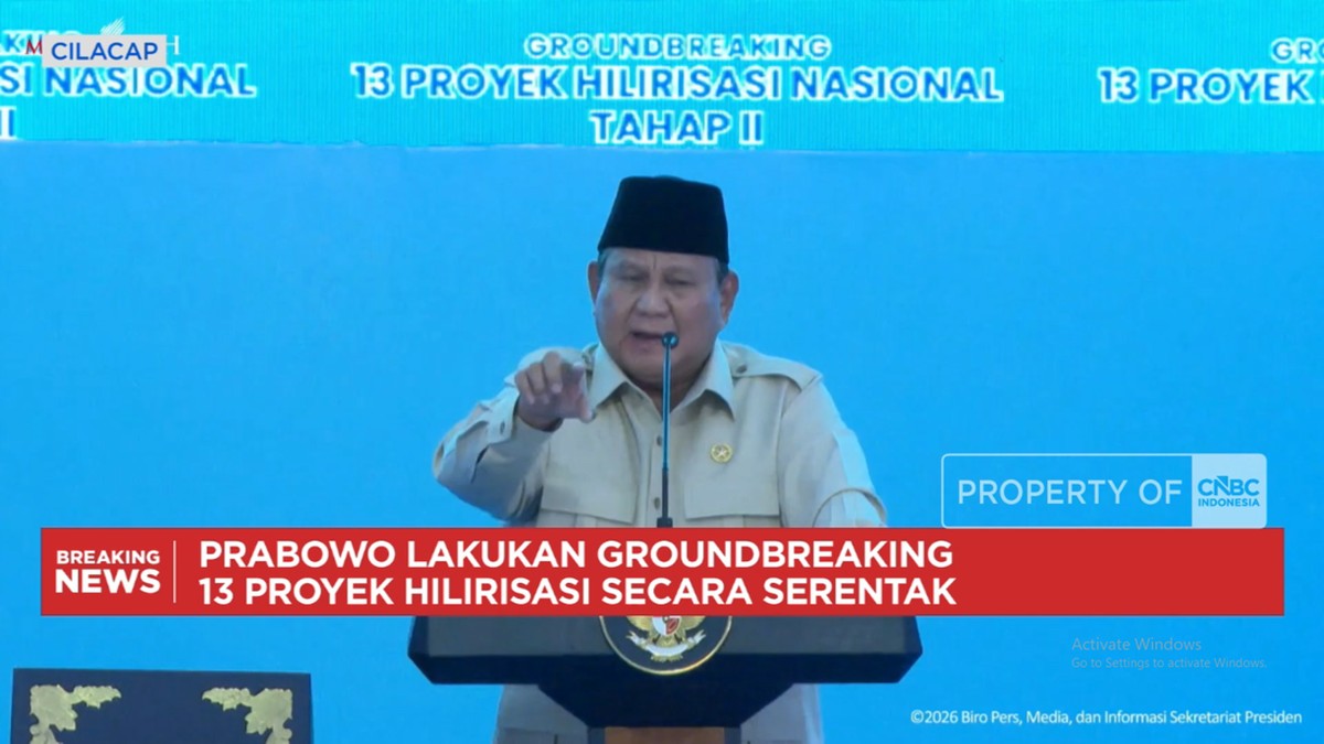 Video: Tok! Prabowo Resmikan Pembangunan 13 Proyek Hilirisasi Rp116 T